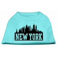thumbnail image 1 of New York Skyline Chemise à Imprimé Sérigraphie Aqua Sm (10), 1 of 1
