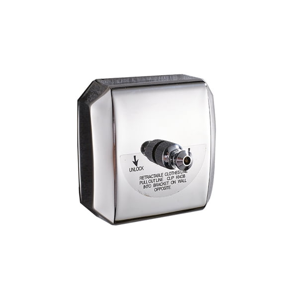 Cuerda de secado de ropa para exteriores, sin taladrar, colgador de ropa de una sola fila, tendedero retráctil de acero inoxidable, balcón, Almacenamiento y organización del hogar Perforación Inteprter HA067400-01