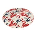 thumbnail image 2 of Kll Roosters Christmas Tree Skirt 30",Party Decorations Farmhouse For Christmas Decorations Holiday Party, 2 of 8