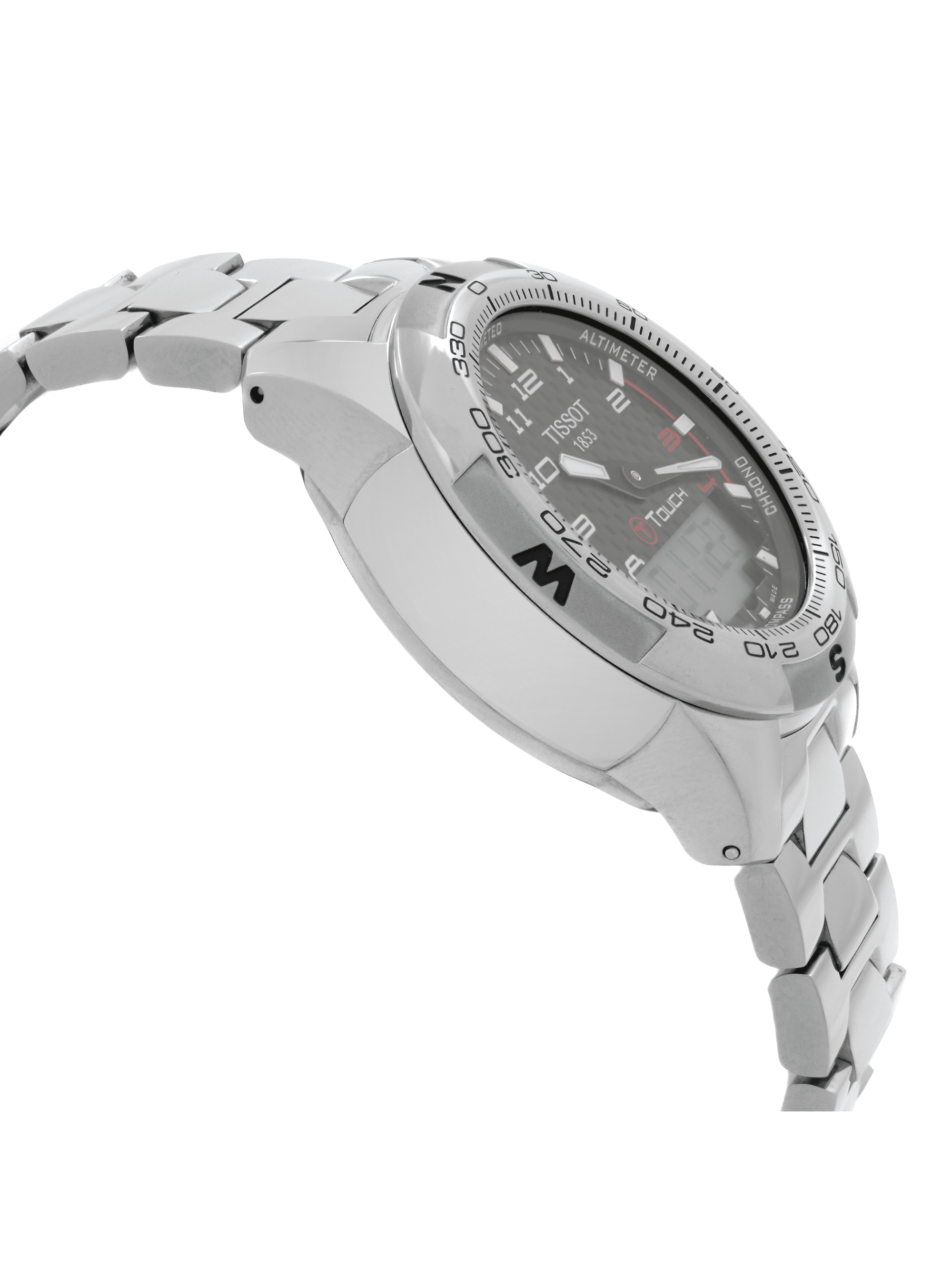 Tissot T Touch II Titanium Black Dial Quartz Mens Watch T047.420.44.207.00