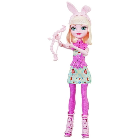 Archery Bunny Doll, Accessorized with a bow-and-arrow piece, the Ever After High archery dolls are aiming high By Ever After High
