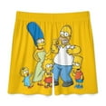 thumbnail image 4 of Simpsons Men's Short Pajama Pants Soft Trendy Sleep Shorts Breathable Ice Silk Lounge Shorts L, 4 of 8