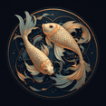 thumbnail image 1 of Poissons Cosmiques des Océans - Peinture Diamant DIY, 1 of 6