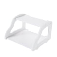 thumbnail image 4 of HAMPPLIES Punch Free White Router Storage Shelf 2 Tier Space Saving Rack for Modem and Set Box, 4 of 6