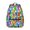 Colorful Dog Breeds, variant on Colorful Dog Breeds White Pattern Backpack for School, Cute School Bag with Adjustable Shoulder Straps and Padded Back, 15.3"x11"x7.1"