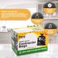 thumbnail image 3 of PAMI Contractor Garbage Bags Large Heavy Duty Trash Bags, 42 gal Black 20-Pack, 3 of 5