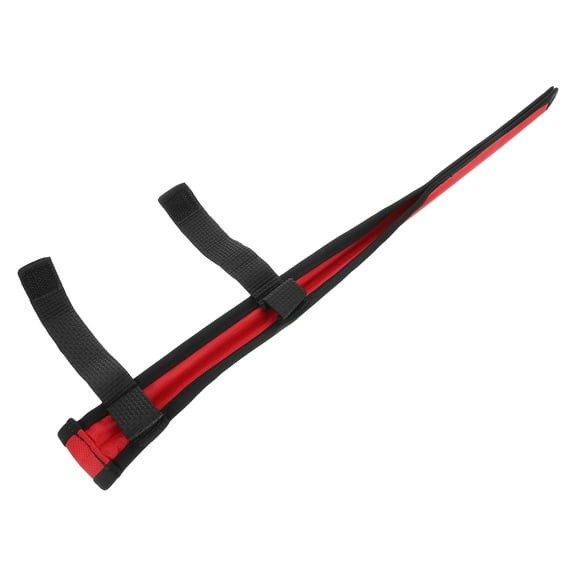 HONMEET Fishing Rod Tip Covers Red Polyester Fish Pole Sleeves Protectors for Anglers 1 Set and Lightweight