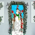 thumbnail image 4 of Tenture de Rideau de Porte de Fête de Noël Festive pour Rassemblements des Fêtes et Couverture d'Entrée Intérieure Saisonnière, Porte d'Entrée Distinctive, 4 of 6