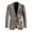 American Flag Pattern, variant on Classic Fit Classic Fit Sport Coats, USA Flag Print Polyester Midweight Formal Suit Jacket for Casual Summer