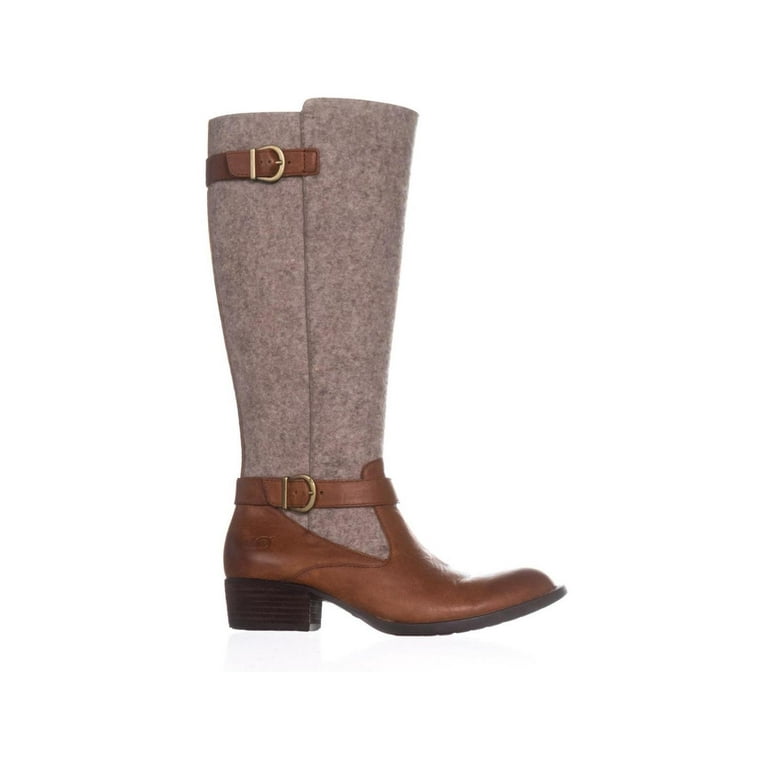 Tan mid calf boots cheap