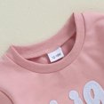 thumbnail image 4 of CAICJ98 Toddler Girl Matching Outfits Big Sister Long Sleeve Sweatshirt and Elastic Drawstring Pants Set Fall Winter Clothes,Size 18-24 Months, 4 of 7