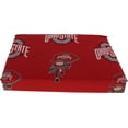 thumbnail image 3 of Ohio State Buckeyes 100% cotton, 4 piece sheet set - flat sheet, fitted sheet, 2 pillow cases, Queen, Team Colors, 3 of 3