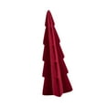 thumbnail image 5 of Fancyes Tabletop Artificial Christmas Tree Decoration Ceramic Festival Bedside Wedding Decor Mini Desk Christmas Tree Statue Figurine Red, 5 of 8