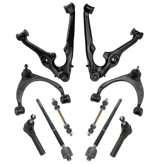 TRQ Front Control Arms Ball Joints Sway Links Inner & Outer Tie Rods for GM PSA69901