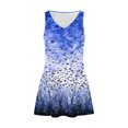 thumbnail image 3 of Summer Dress for Women,Dress for Women,Womens Summer Fashion Printing Pocket Sleeveless V-Neck Dress,Womens Summer Dress,Womens Summer Dress, 3 of 5