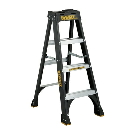 DeWalt 4-Foot Fiberglass Step Ladder, 300-Pound Load Capacity, Type IA, DXL3010-04