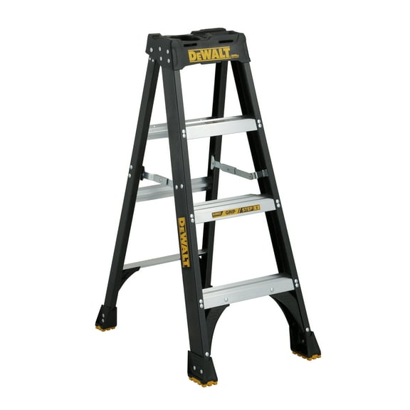DeWalt 4-Foot Fiberglass Step Ladder, 300-Pound Load Capacity, Type IA, DXL3010-04