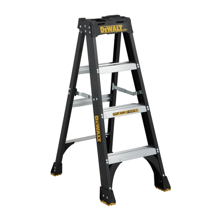 4-Foot Fiberglass Step Ladder with 300-lb Capacity photo 1