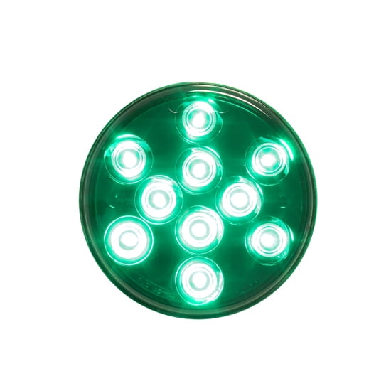 Grand General 82272 Sealed Light (4" Mega 10 Plus Green 10 LED), 1 Pack