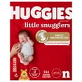 thumbnail image 2 of Huggies Little Snugglers Baby Diapers, Size Newborn (up to 10 lbs), 144 Ct, 2 of 2