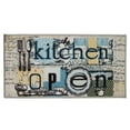 thumbnail image 2 of Kashi Home Kitchen Rug, Printed Area Rug, Durable Floor, Door Mat, Farmhouse Non-Slip Carpet Latex Backing Beautiful Design, Open Kitchen 18x30 Rectangle, 2 of 3