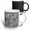 Multicolor, variant on 3drose, Glam Igray Bokeh Circles Pattern, 11oz Mug