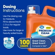 Great Value Premium Clean Original Laundry Detergent 132 fl oz, 100 loads