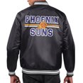 thumbnail image 2 of Men's Starter  Black Phoenix Suns Printed Team Name Satin Varsity Full-Snap Jacket, 2 of 2