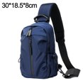thumbnail image 2 of Sling Bag Backpack Lightweight Resistant Small Chest Shoulder Crossbody Bags-blue, 2 of 5