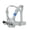 Quick Release Vest Chest Strap - Wind Chime Grey, variant on RUYIQUQU Vest Style Action Camera Chest Mount Harness, Quick Release Adjustable POV Chest Strap with J-Hook and Extension Adapter, Compatible with GoPro HERO 13 12 11 10 9