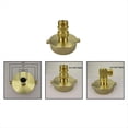 thumbnail image 5 of Adaptador de Manguera de Latón para Hidrante Incendios, Hembra de 2-1/2 Pulgadas X Macho GHT de 3/4 Pulgadas, para Extinción de Incendios., 5 of 5