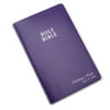 Personalized Planet Purple Kids Bible with Custom Name and Date printed on Book Cover | Complete NIV | Great Gift for Religious Event | Easy-to-use Dictionary-Concordance | Words of Christ in Red