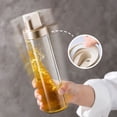 thumbnail image 3 of Dispensador de aceite de oliva - Set dispensador de aceite y vinagre de vidrio - Botella dispensadora de aceite cocina, 3 of 5