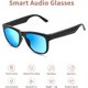 thumbnail image 3 of Gafas Bluetooth con luz azul y sonido de oído abierto con botones multifunción y diseño ergonómico., 3 of 8