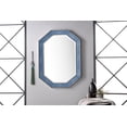 thumbnail image 5 of James Martin 963-M30-SL-DB Tangent 30" Mirror In Silver With Delft Blue, 5 of 5