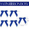 thumbnail image 2 of Dalrosia 50PCS Satin Bow for Gift Wrapping Twist Tie Bows for Wedding Favors Candy Apples Party Valentine's Day Christmas Decorations, 2 of 6
