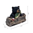 thumbnail image 6 of Hi-Line Gift Ltd. Black Bear W/Gone Fishing Sign, 6 of 8