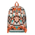 thumbnail image 3 of Nordic Style Casual Laptop Backpack for Women, Waterproof College Daypack with Tribal Elements and Multi-Pocket Layout, 3 of 5