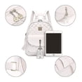 thumbnail image 4 of Women's Small Elegant Leather Backpack - 3 In 1 Handbag Modern Backpack, 4 of 5