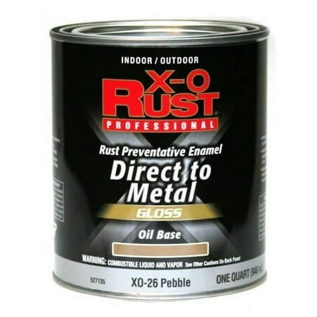 True Value 274025 1 qt. Peinture Premium X-O Rouille Brillante avec Base Intérieure et Extérieure