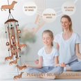 thumbnail image 4 of Outdoor Wind Chimes Dachshund Wind Chimes Outdoor Decoration Iron Art Dachshund Dog Wind Chimes Fron, 4 of 5