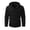 Black, variant on Men's Fleece Plush Loungewear Sets Bottoms Botton up Casual Jogging Gym Suit Jacket Black XL