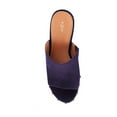 thumbnail image 3 of YDN Women Comfy Open Toe Studded Slide Sandals High Wedge Heels Platform Clogs Mules Slip On Shoes Size 16 Purple, 3 of 5