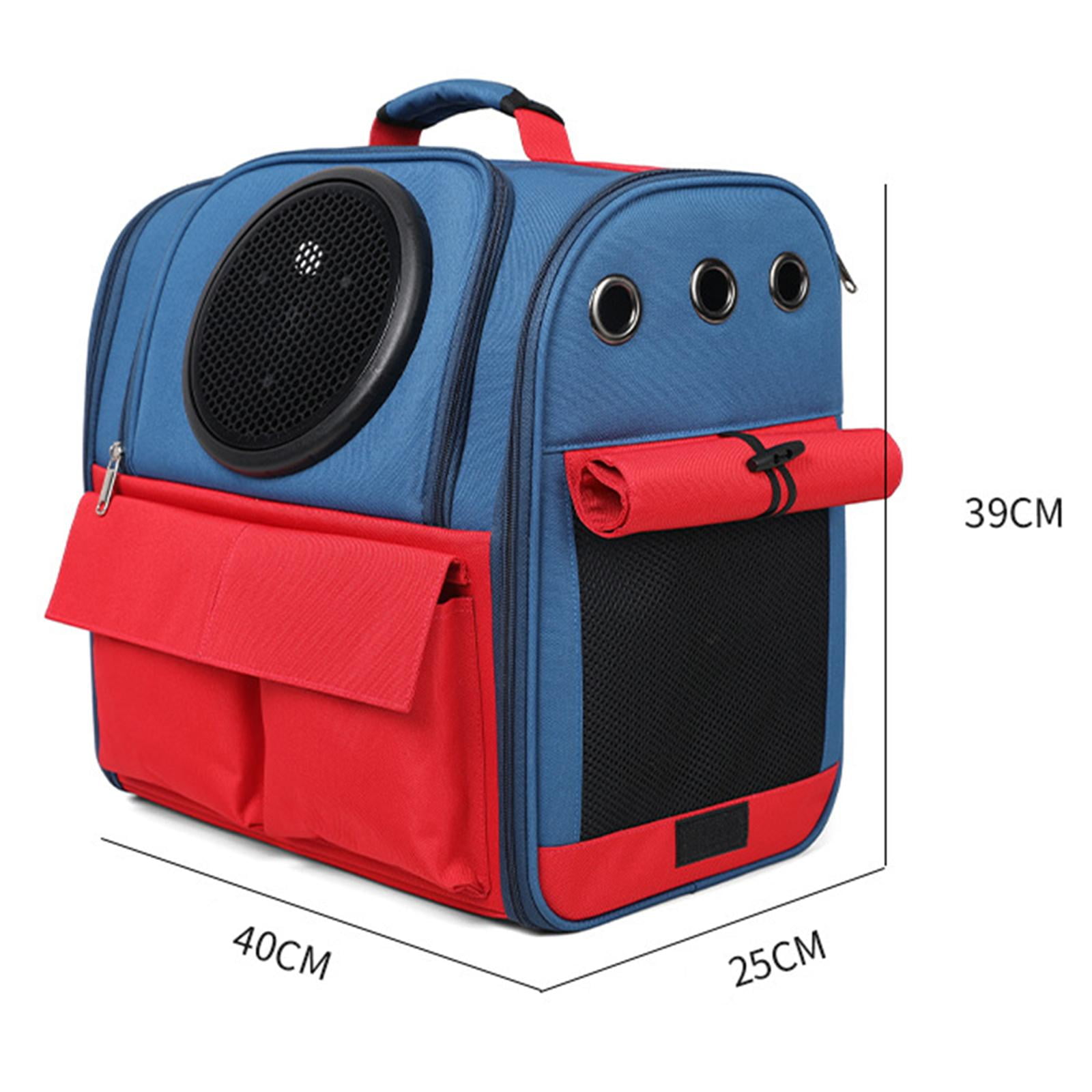 Fzaqwen Foldable Backpack Space Backpack Portable Cat Travel Bag for Walking Outdoor Royal Blue