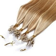 thumbnail image 3 of MY-LADY Balayage Micro Loop Ring 100% Remy Human Hair Extensions Thick Invisible Nano Beads Micro Link Hairpiece 50S 1G, 3 of 10