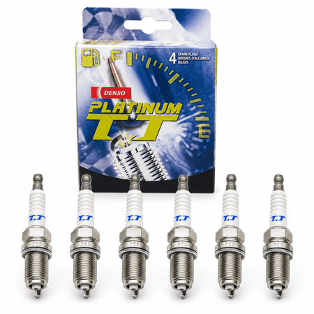 DENSO OEM Pack of 6 Platinum TT Spark Plug 4504 Replacement For Toyota Camry 3.3L V6 Highlander 1994-2009