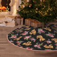 thumbnail image 6 of KLL Rose Flower Bear Christmas Tree Skirt 48" ,Party Decorations Farmhouse for Christmas Decorations Holiday Party, 6 of 6