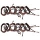 thumbnail image 3 of Juego de 2 pulseras de cuero trenzado tejido ajustable multicapa Punk cuerda para hombres y mujeres pulsera Retro Unisex conjunto de pulseras ANGGREK Otros, 3 of 8