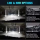 thumbnail image 3 of Par Coche Led Faro Lupa Proyector Focos H4 Altoy Bajo Canbus, 3 of 8