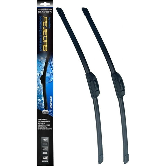 OEM Quality Front Wiper Blades, Replacement for 1997-2006 Jeep Wrangler, OE Original Style (13 Inch   13 Inch Front Wiper Blades)